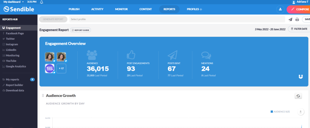 measure social media engagement